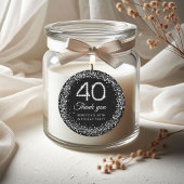 Elegant Diamonds 40e Verjaardag Bedankt Label