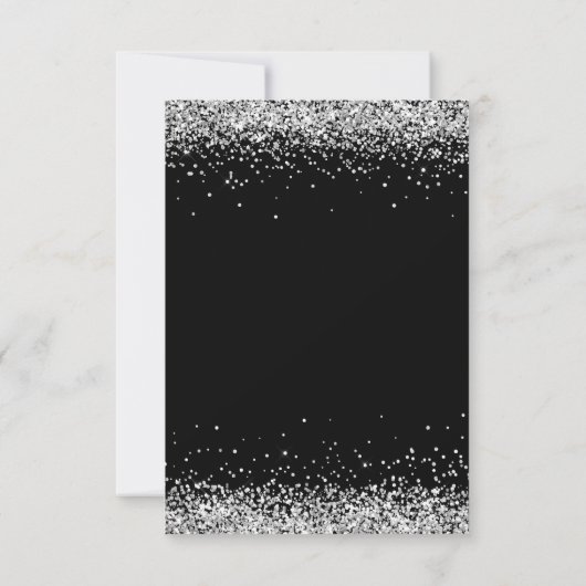 Elegant Diamonds 60ste verjaardag Bedankkaart (Achterkant)