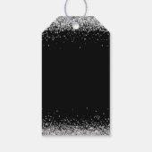 Elegant Diamonds 80ste Verjaardagsfeest Bedankt Cadeaulabel (Achterkant)