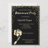 Elegant Diamonds Lijst, ballon, Pensioenpartij Kaart (Voorkant)