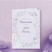 Elegant Diamonds Princess Quinceanera Photo Folted