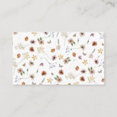 Elegant Diaper Raffle Enclosure Kaart (Achterkant)