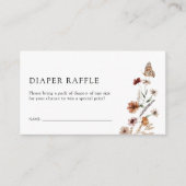 Elegant Diaper Raffle Enclosure Kaart (Voorkant)