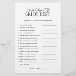 Elegant die het Vrijgezellenfeest van de Bride ken