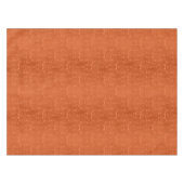 Elegant diep Sinaasappel Damask Pattern Tafelkleed (Voorkant (Horizontaal))