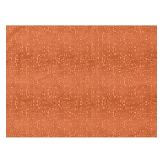 Elegant diep Sinaasappel Damask Pattern Tafelkleed (Voorkant (Horizontaal))