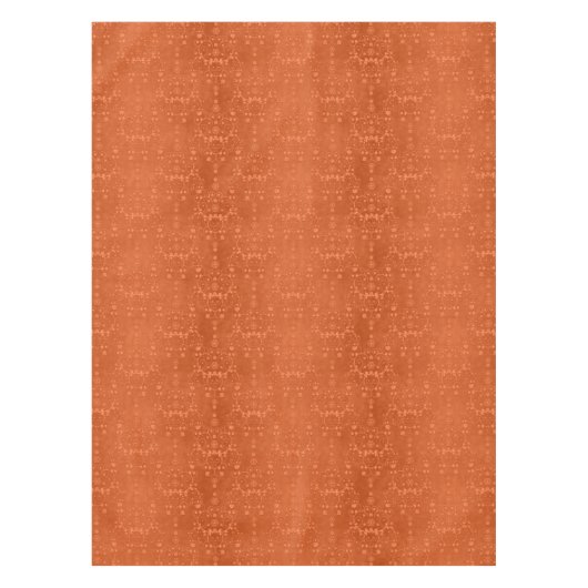 Elegant diep Sinaasappel Damask Pattern Tafelkleed (Voorkant)