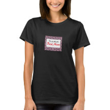 Elegant diepe pruim en rood geometrisch patroon
