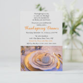 Elegant diner voor Thanksgiving Kaart (Staand voorkant)