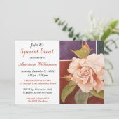 ELEGANT DINNER PARTY EVENT INVITE KAART (Staand voorkant)