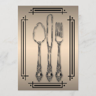 Elegant Dinner Party Kaart