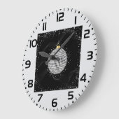 Elegant Disco Ball Christmas Ornament Grote Klok (Hoek)