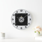 Elegant Disco Ball Christmas Ornament Grote Klok (Huis)