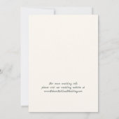 Elegant disco bruiloft Bewaar de datum Kaart (Achterkant)