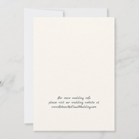 Elegant disco bruiloft Bewaar de datum Kaart (Achterkant)