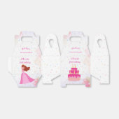 Elegant Disney princess birthday Bedankdoosjes (Uitgevouwen)