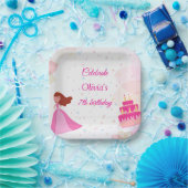 Elegant Disney princess birthday Papieren Bordje (Feest)