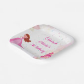 Elegant Disney princess birthday Papieren Bordje (Gebogen)