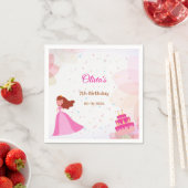 Elegant Disney princess birthday Servet (Insitu)