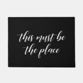 Elegant Dit moet de plek zijn Deurmat (Voorkant)