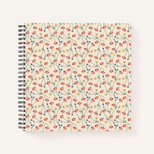 Elegant  Ditsy Floral | Laptop Notitieboek (Voorkant)