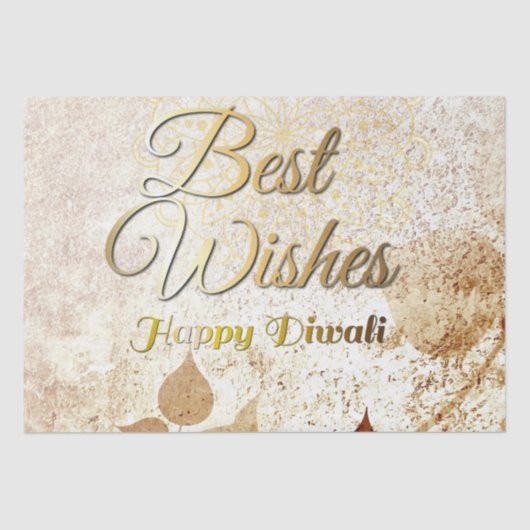 Elegant Diwali-weefselpapier Tissuepapier (Voorkant)