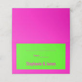 Elegant DIY Colors Lime Green Shocroze Plaatskaartje (Buitenkant ongevouwen)