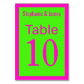 Elegant DIY-kleuren die roze kalkgroen tonen Kaart (Achterkant)