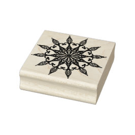 Elegant DIY Scrapbooking Journaling Mandala Yoga Rubberstempel