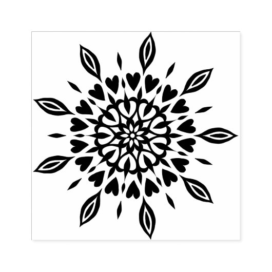 Elegant DIY Scrapbooking Journaling Mandala Yoga Rubberstempel (Afrduk)