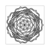 Elegant DIY Scrapbooking Journaling Mandala Yoga Rubberstempel (Afrduk)