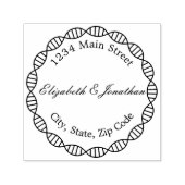 Elegant  DNA-grens retouradres Zelfinktende Stempel (Design)