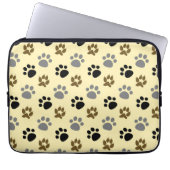 Elegant Dog aai poot crème Laptop Sleeve (Voorkant)
