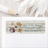 elegant dok hout seizoenshelds strandbruiloft etiket (Insitu)