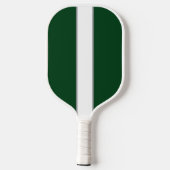 Elegant Donker Bos Groen Monogram gepersonaliseerd Pickleball Paddle (Achterkant)