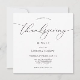 Elegant Donker Bruine Thanksgiving Innodiging
