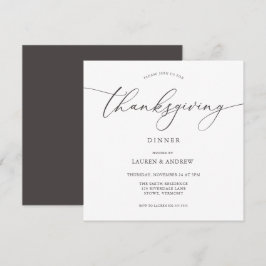 Elegant Donker Bruine Thanksgiving Innodiging