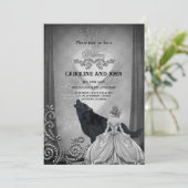 Elegant donker design kaart (Staand voorkant)