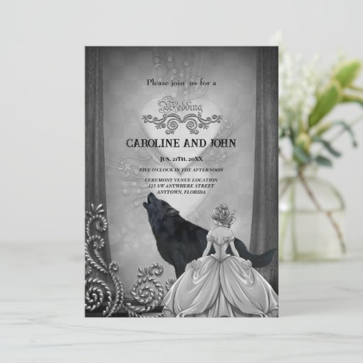 Elegant donker design kaart (Staand voorkant)