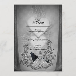 Elegant donker design menu