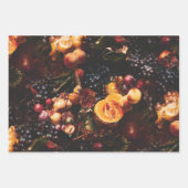 Elegant  donker humeurig Nederlands kunstfruit Inpakpapier Vel (Voorkant)