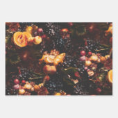 Elegant  donker humeurig Nederlands kunstfruit Inpakpapier Vel (Voorkant 3)