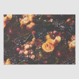 Elegant  donker humeurig Nederlands kunstfruit Tissuepapier