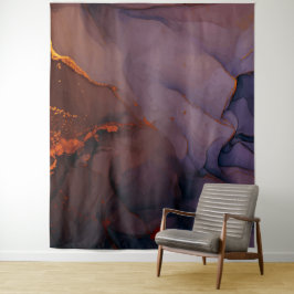 Elegant Donker Paarse marmeren wandtapijten Wandkleed