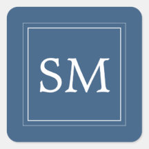 Elegant Donker Turquoise Wit Monogram Bruiloft