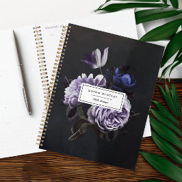 Elegant donker violet bloemenboeket | Gepersonalis Planner