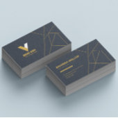 Elegant donker visitekaartje