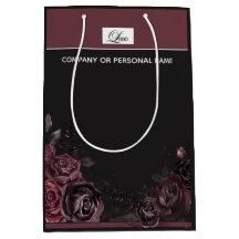 Elegant Donker Zwart Romantisch Roos Bloemendesign