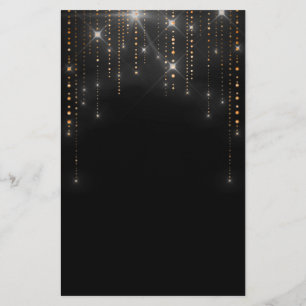 Elegant donkerblanco flyer