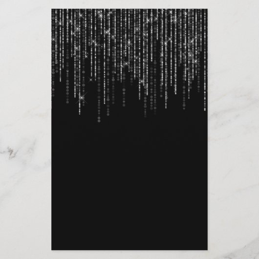 Elegant donkerblanco flyer (Achterkant)